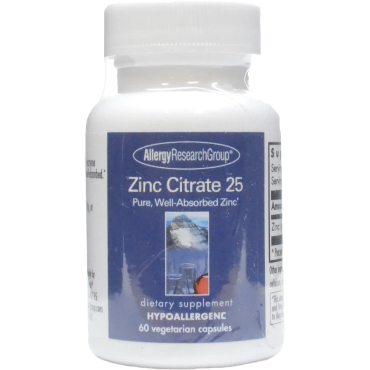 Zinc Citrate 25 mg 60 caps M268734