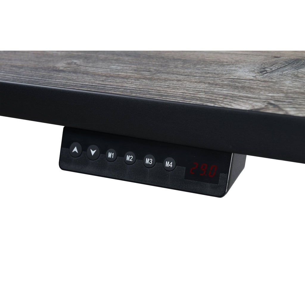 Height Adjustable Power Base for 48-72x22 Table Tops Grey A9357