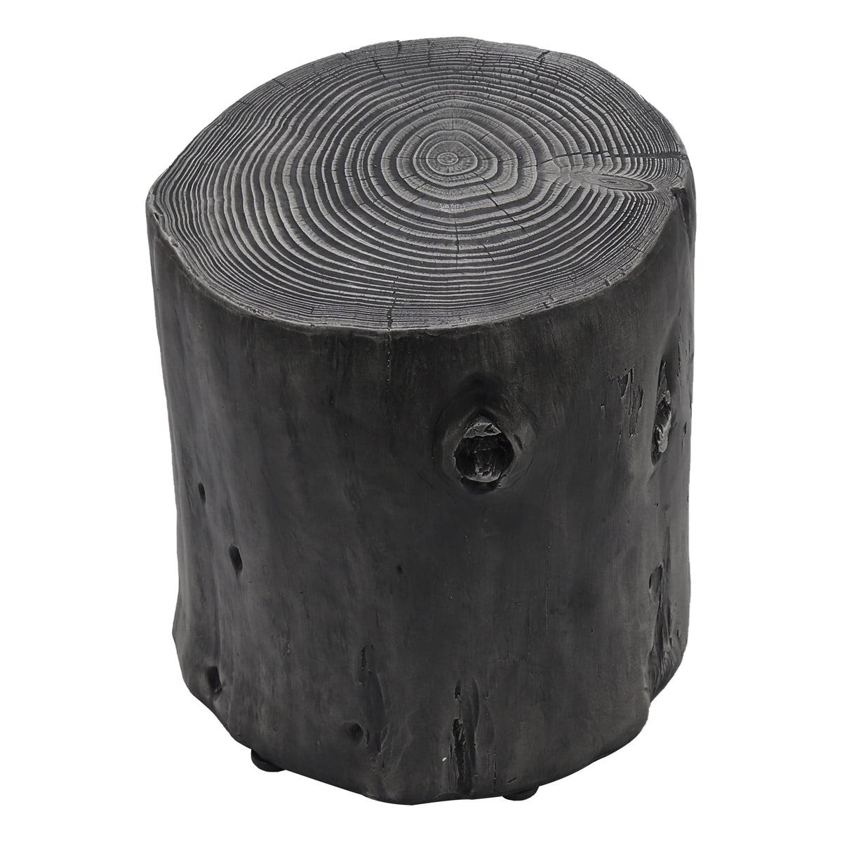 Faux Wood Round Side Table P3300