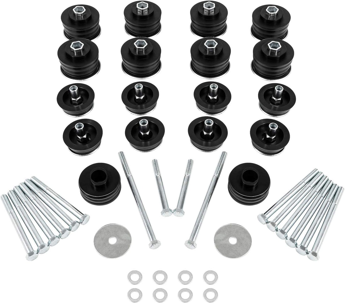 Body Mount Bushing Kit for Ford F250 F350 Super Duty 2008-2016 2WD 4WD Polyurethane M22665