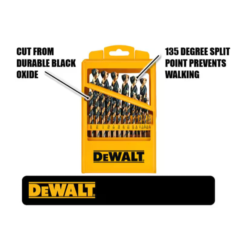 Black and Gold Drill Bit Set 29-Piece C30790