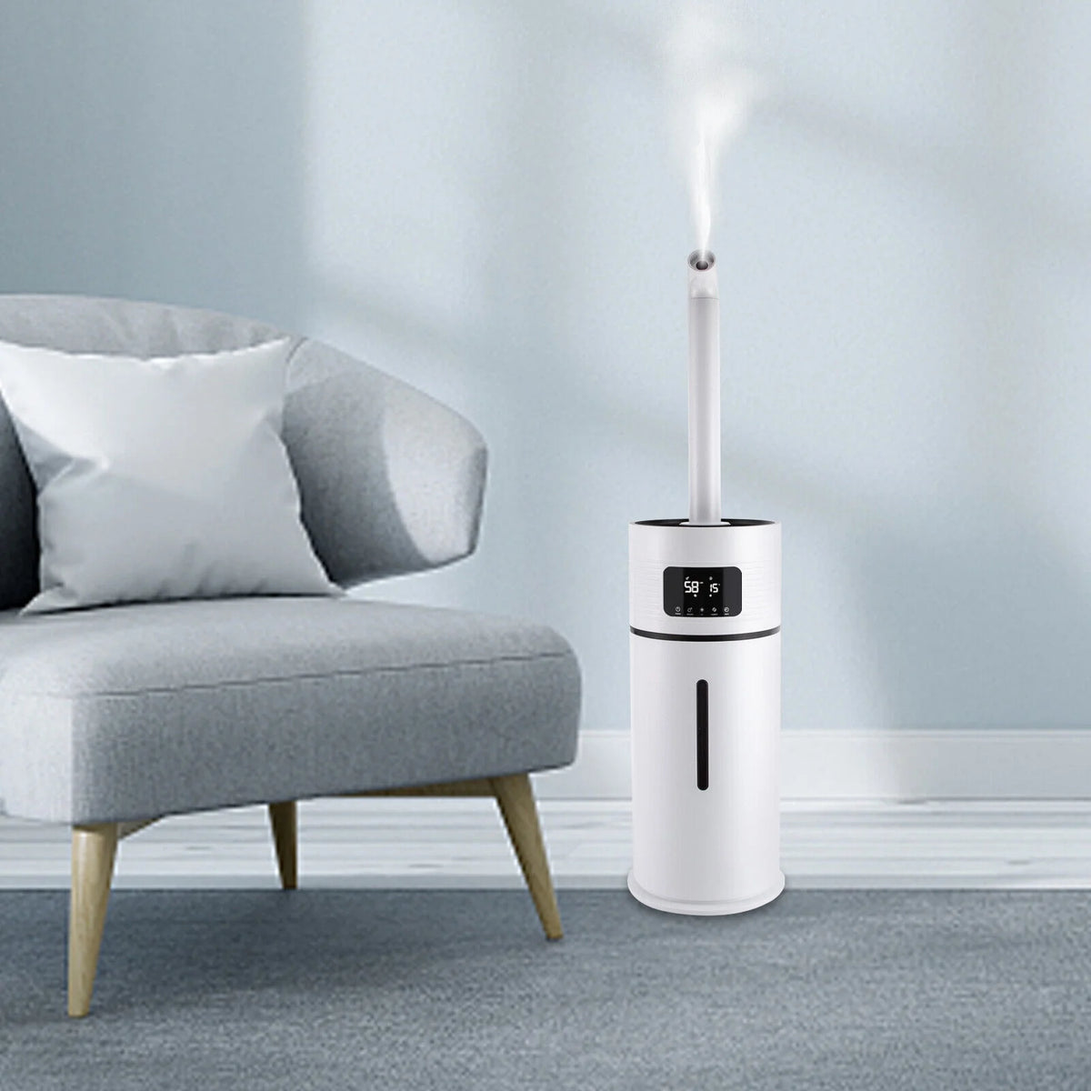 White 4Gal Ultrasonic Commercial Humidifier J8232