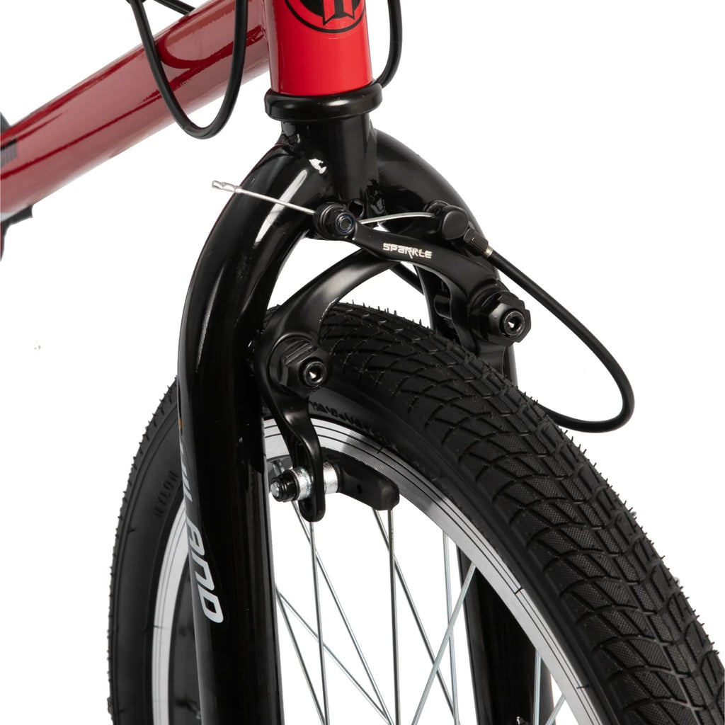 Kids Bike 20 BMX Freestyle Bicycle Black I6642