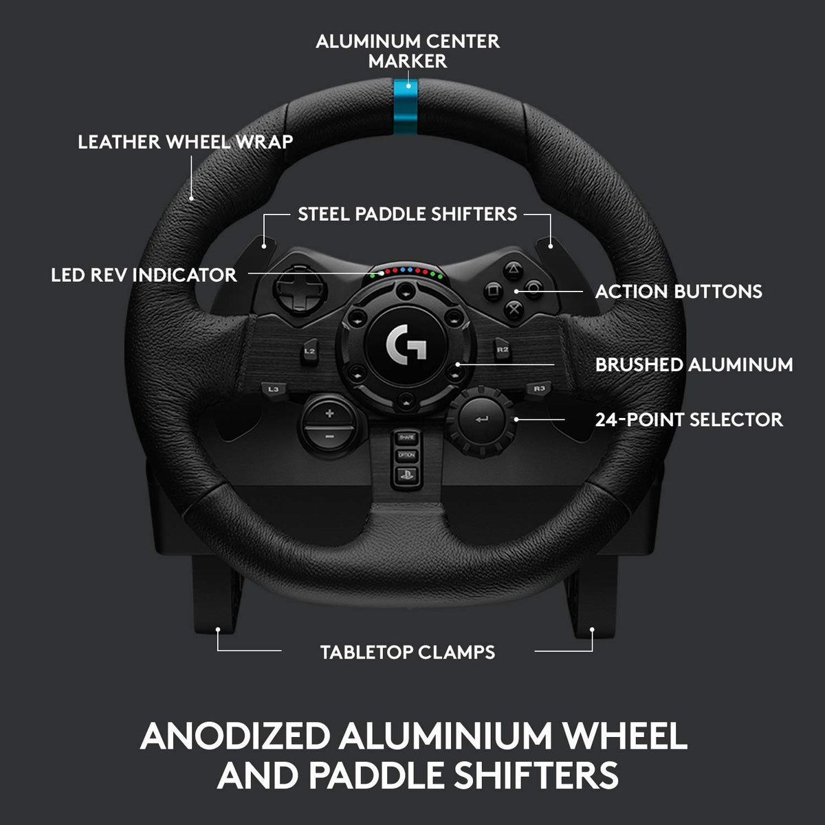 Racing Wheel and Pedals Sim Driving Wheel N5404