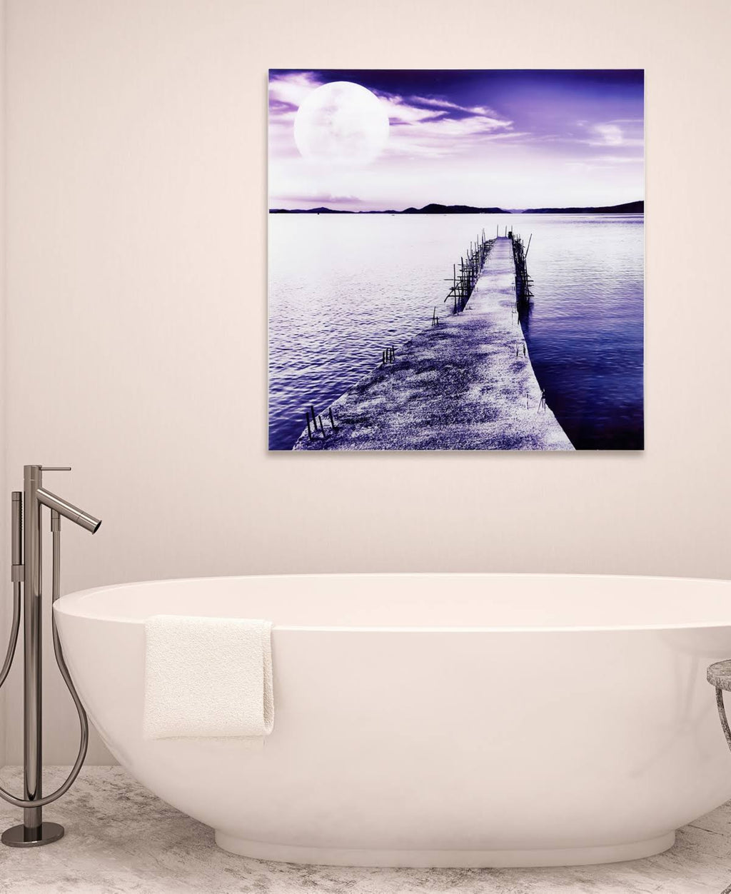 Frameless Tempered Glass Graphic Art O5141