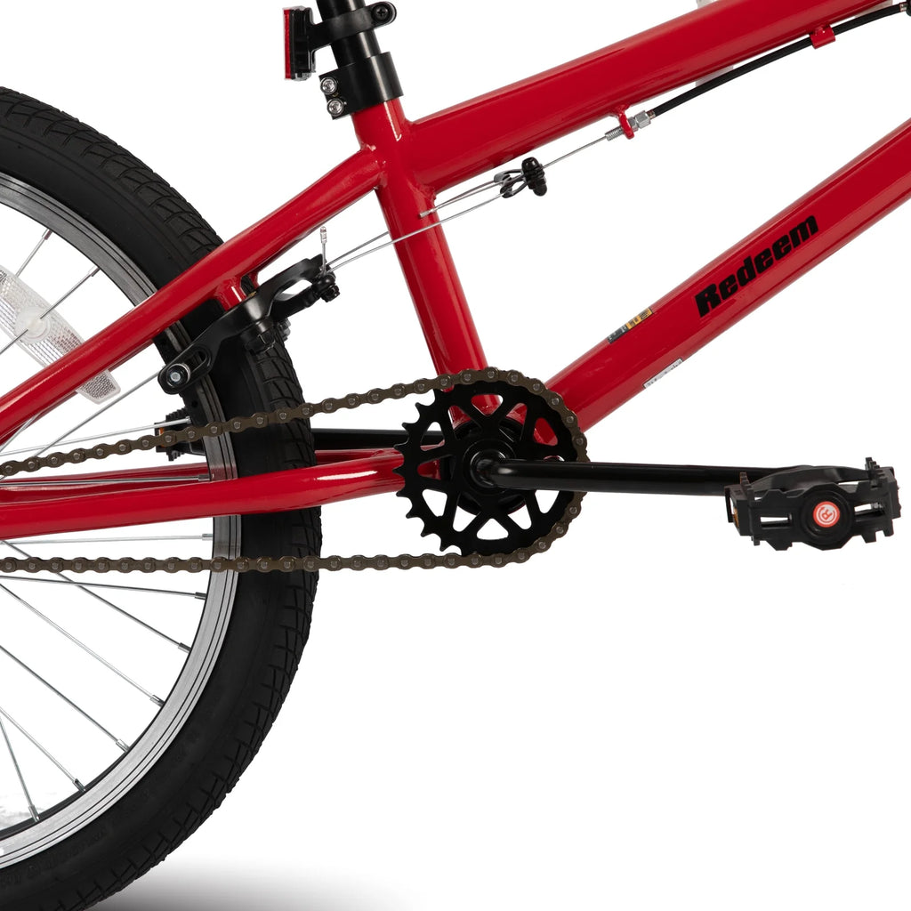 Kids Bike 20 BMX Freestyle Bicycle Black I6642