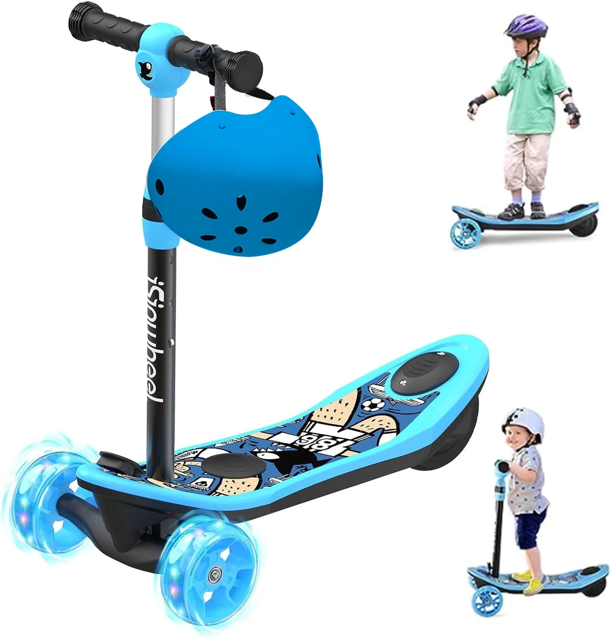 Height Adjustable Foldable 3 Wheels Electric Scooter V7917