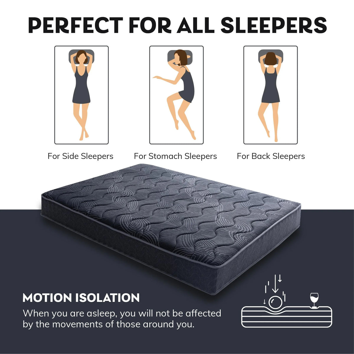 Queen Hybrid Mattress F77669