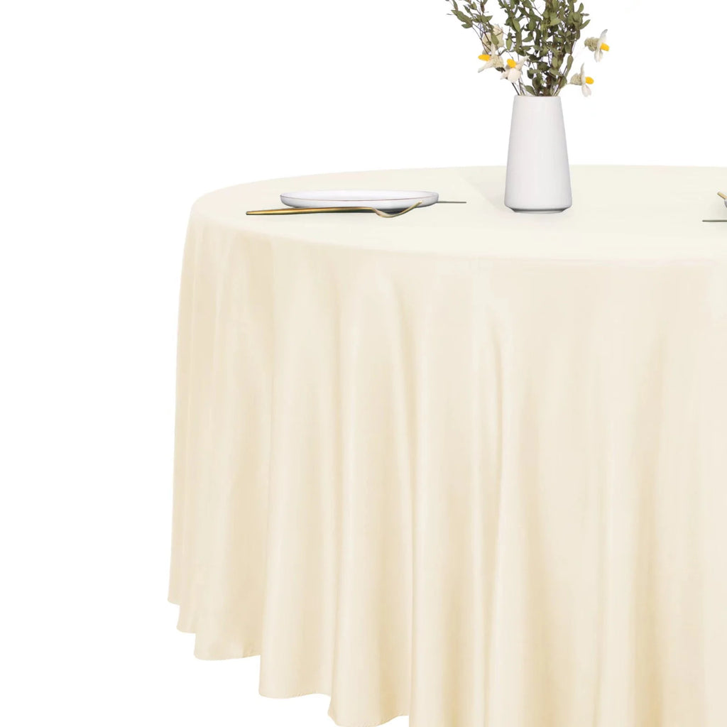 Round 60 inch Black Tablecloth H1043