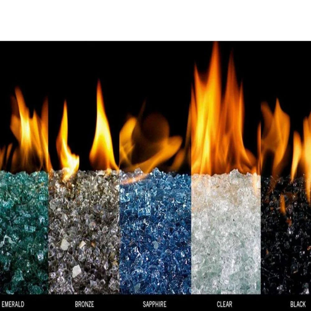 Bronze 10 lb. Fire Glass for Gas Burners W1274