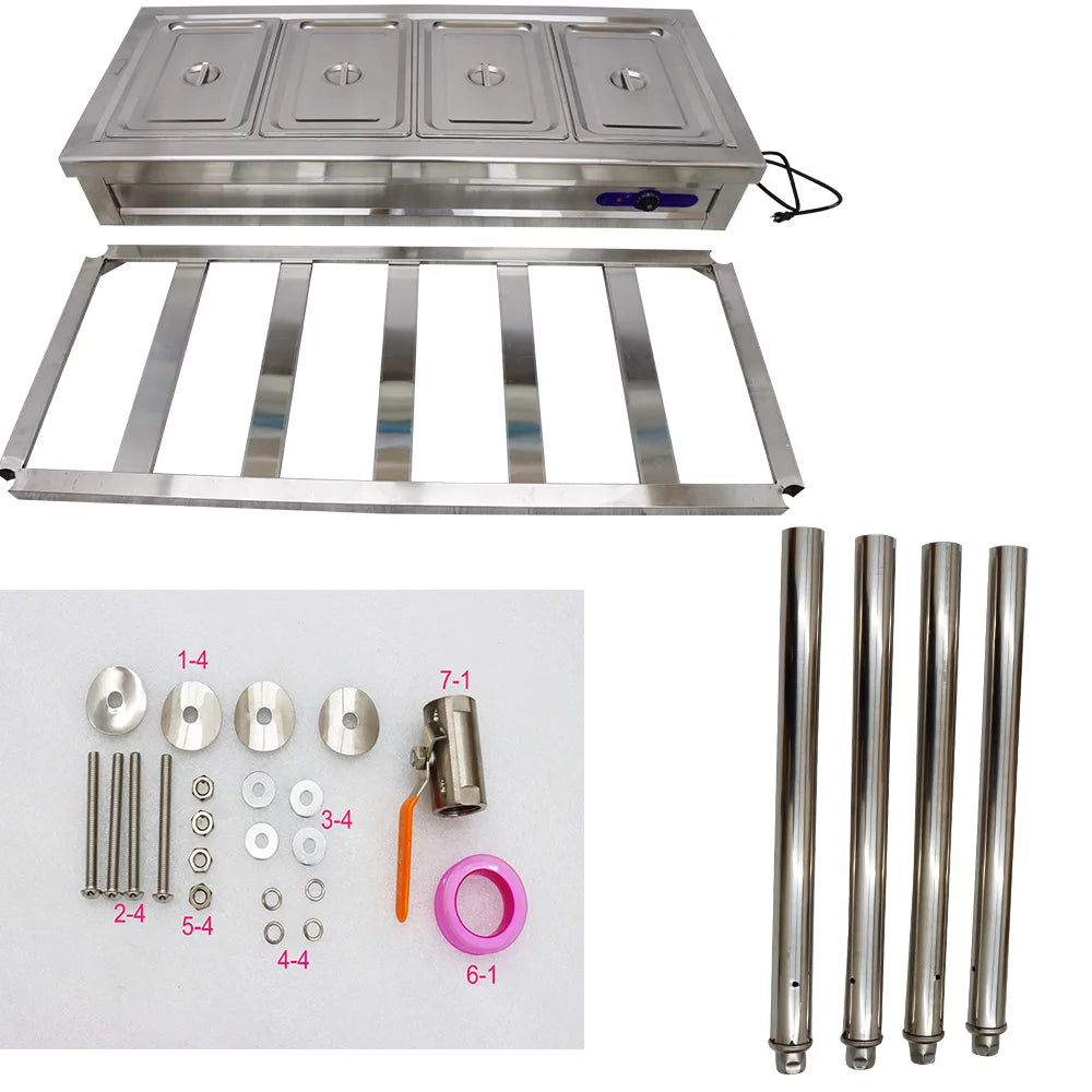 4 Well Stainless Steel Electric Food Warmer N770