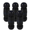 RJ45 Coupler Underwater Ethernet LAN IP68 Cable Wire Connector M25 Gland No Shielded Double Cable K628