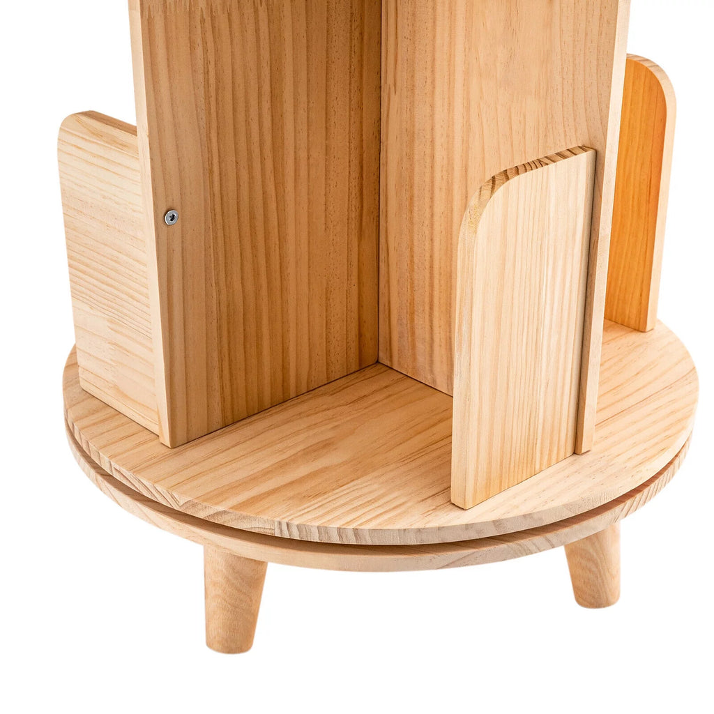 Rotating 360 Display Floor Standing Bookshelf X263728