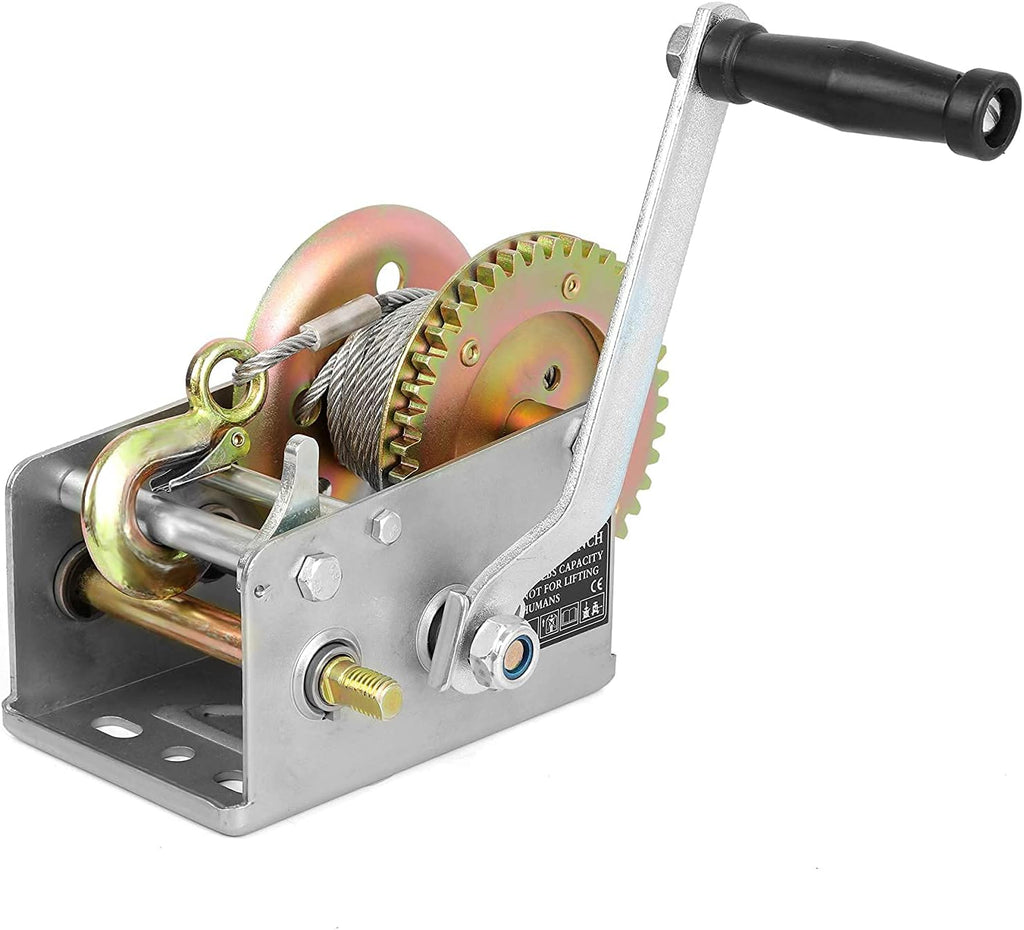 3500 lbs Hand Winch with Cable Pack of 2 Y18096