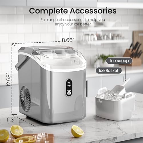 Black Portable Nugget Ice Maker P5119