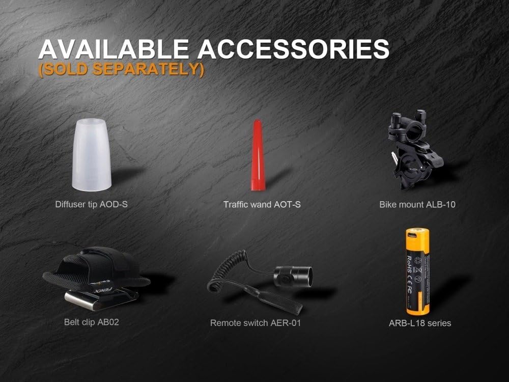 1000 Lumen Flashlight with USB Rechargeable Battery & Carry Case S69084