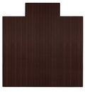 Bamboo Roll-Up Chairmat, 55x22 x 57x22 / Dark Cherry Z28512