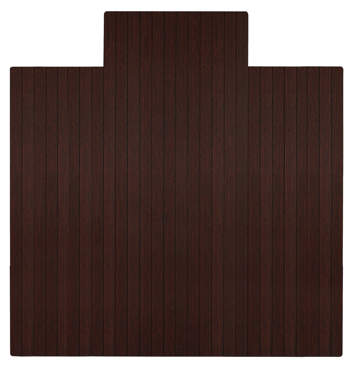 Bamboo Roll-Up Chairmat, 55x22 x 57x22 / Dark Cherry Z28512