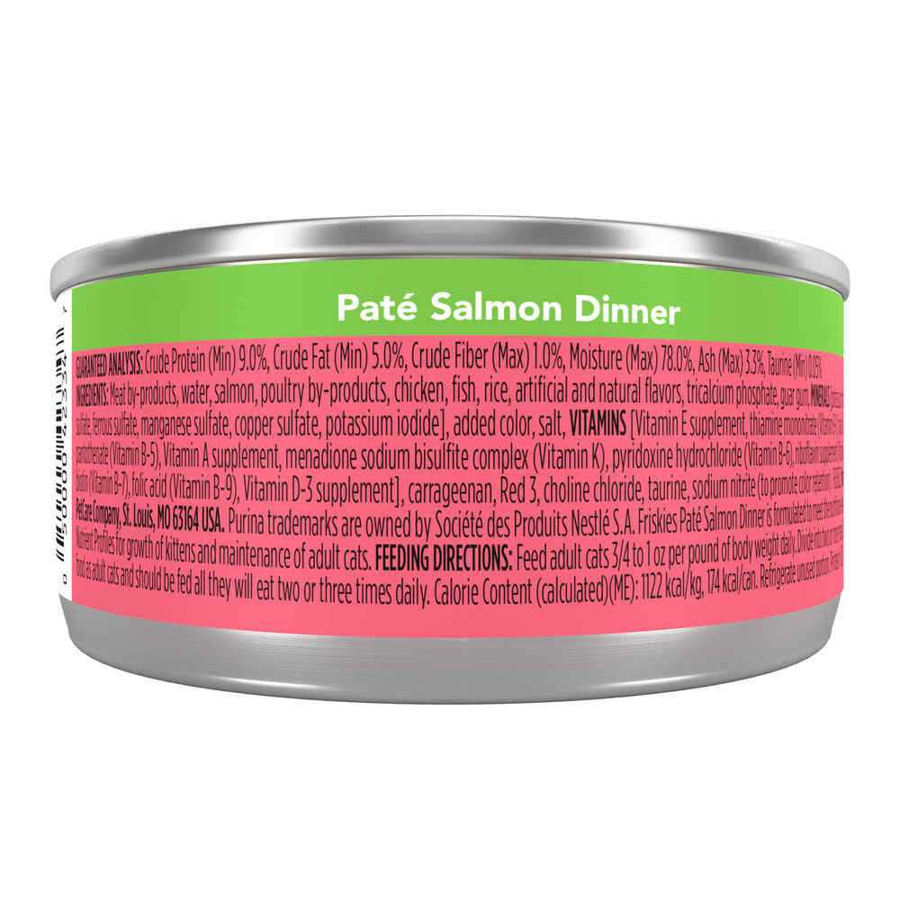 Friskies Pate Wet Salmon Dinner Cat Food E3770