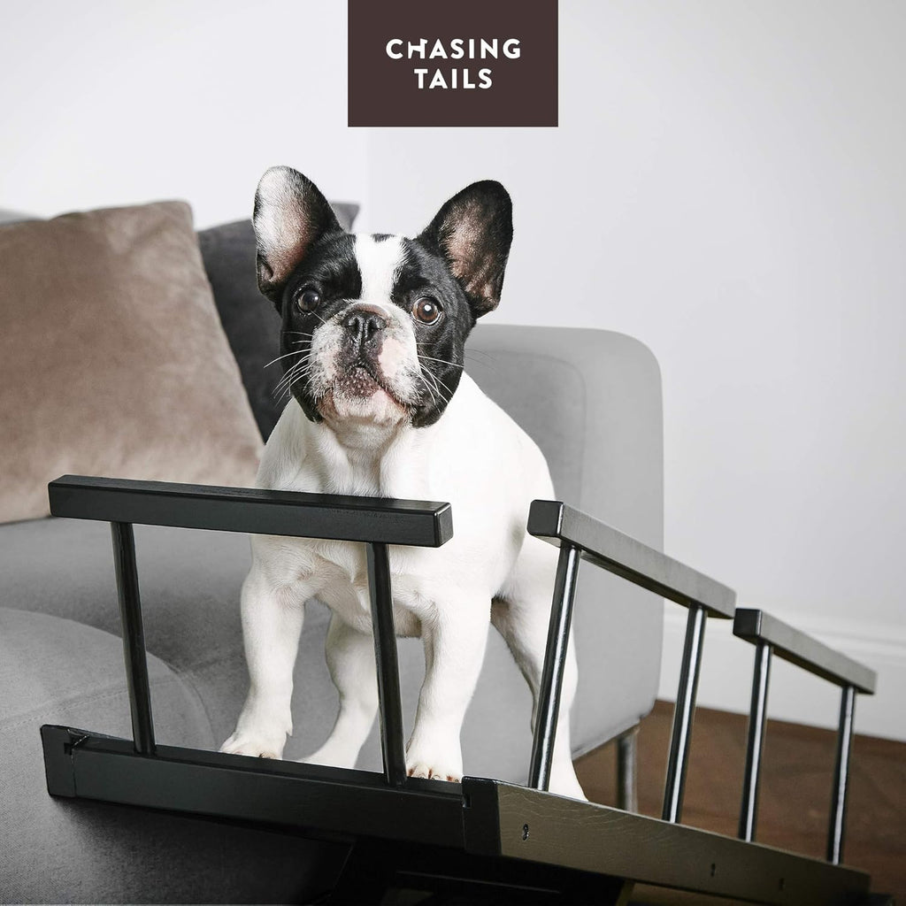 Dog Ramp with Side Rails, Adjustable Height 10 to 20 Inches Q507