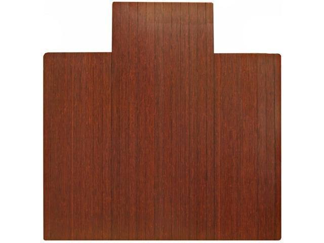 Bamboo Roll-Up Chairmat, 55x22 x 57x22 / Dark Cherry Z28512