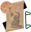 Extra Large Non-Slip Cork Yoga Mat with Carry Strap, 73'' Long x 25'' Wide x 5mm thick, Pack of 2 V3459