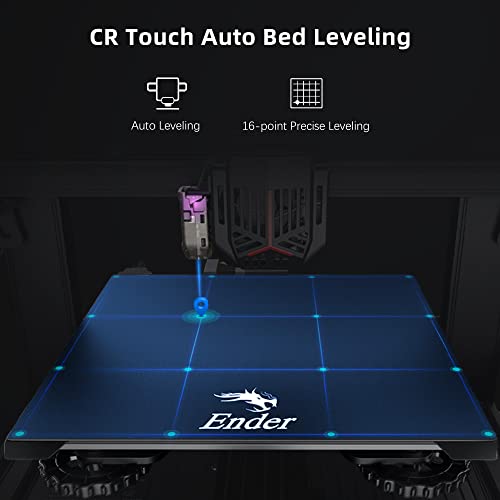 3D Printer with CR Touch Auto Leveling PC Spring Steel Platform 8.66x8.66x9.84 inch U8362