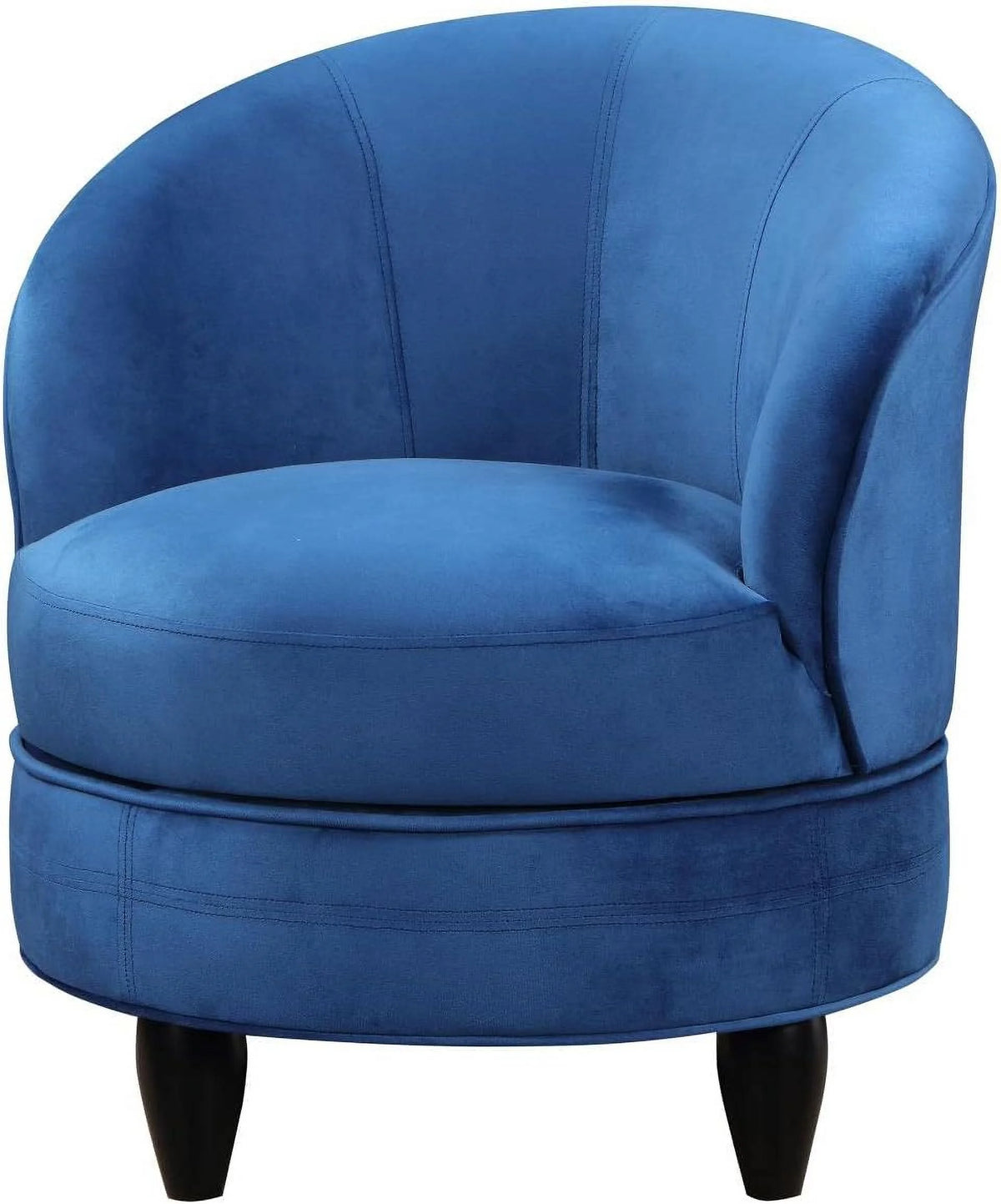 Blue Velvet Swivel Accent Chair W373765