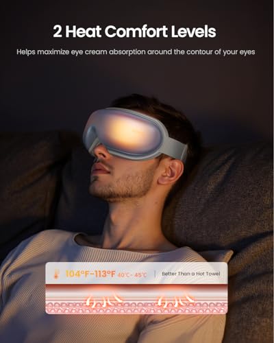 Eye Massager with Heat Compression Sleep Mask J640