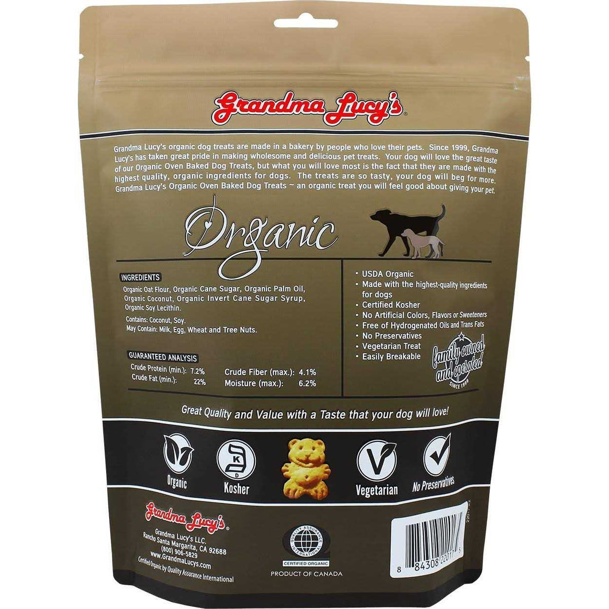 Organic Cranberry Oven Baked Dog Treats G1295