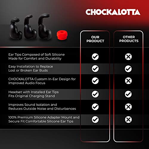 in-Ear Tip with Silicone Hook (1-Pack Adapter + 3 Pcs Ear Tips) I713