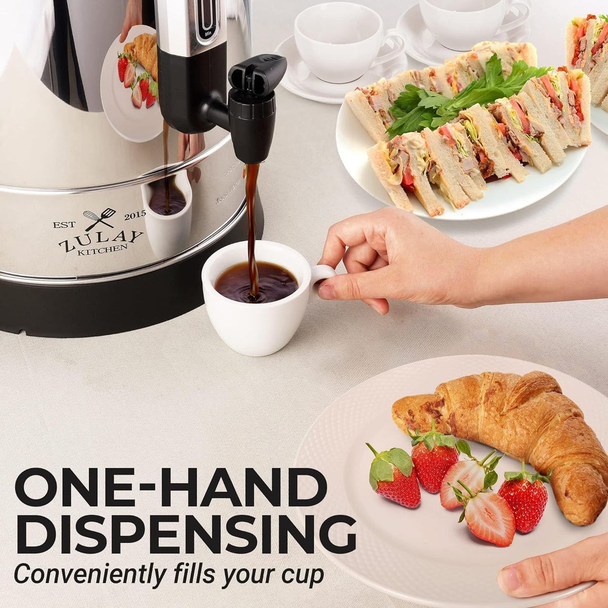 100 Cup Commercial Coffee Urn & Hot Beverage Dispenser U4168