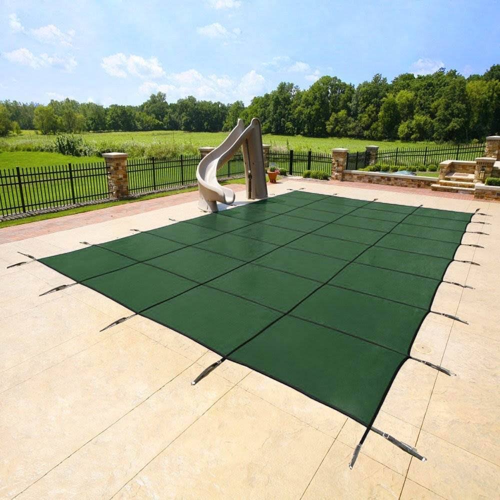 Rectangle Mesh Inground Swimming Pool Safety Cover G2162