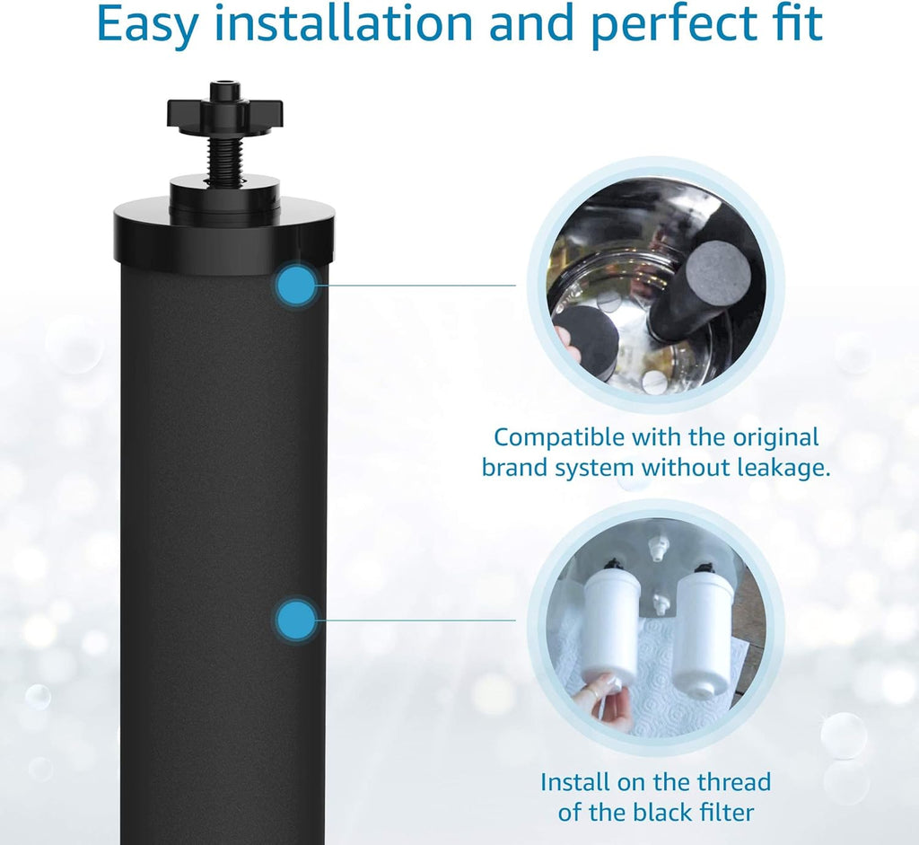 Black Water Filter, Pack of 2 D15964