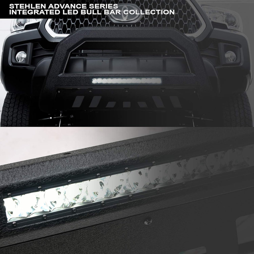 Textured Black Aluminum LED Bull Bar M696304