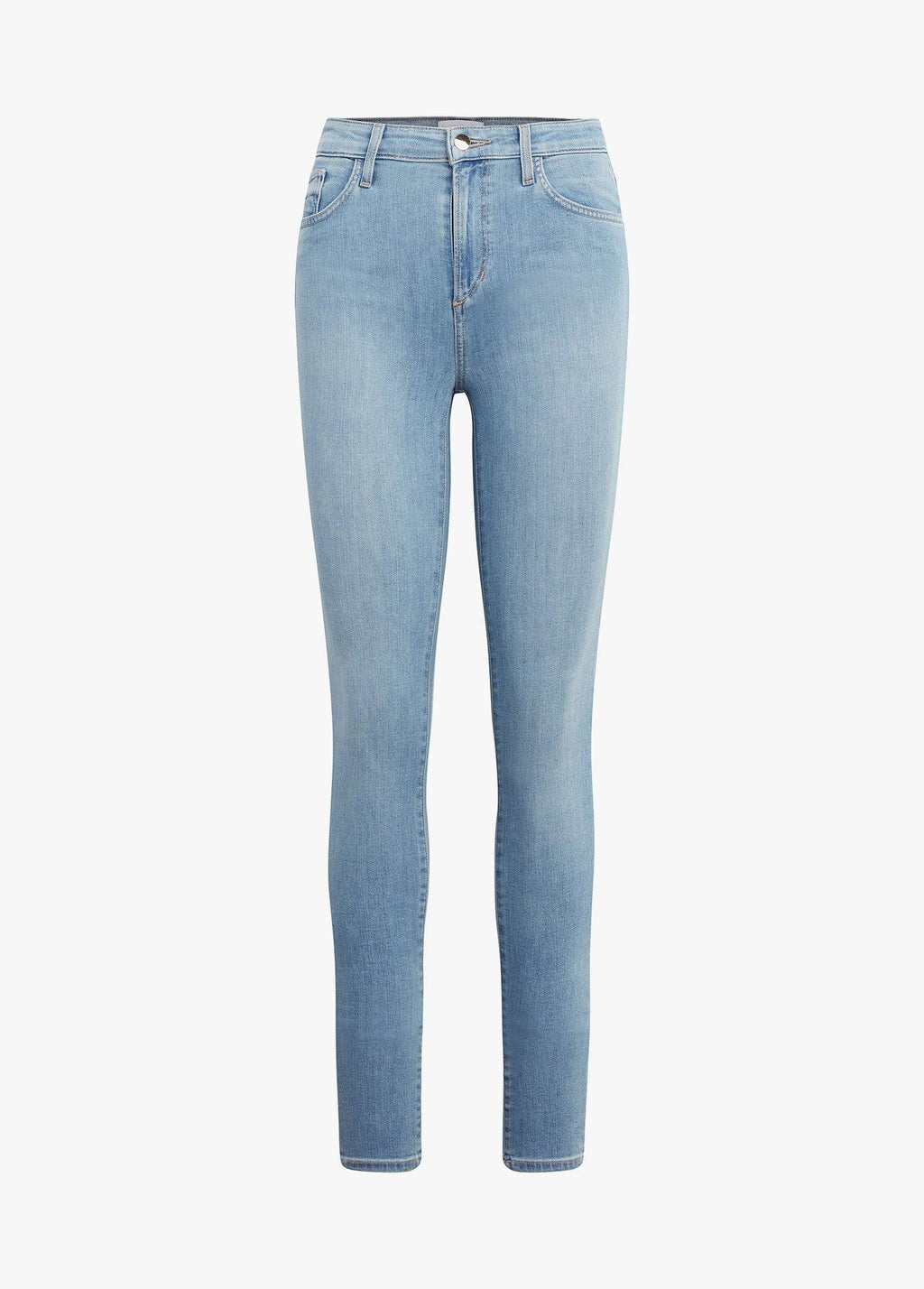 White High Rise Skinny Jeans F13683