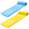 Bahama Blue & Yellow Foam Raft Lounger Pool Floats D2461