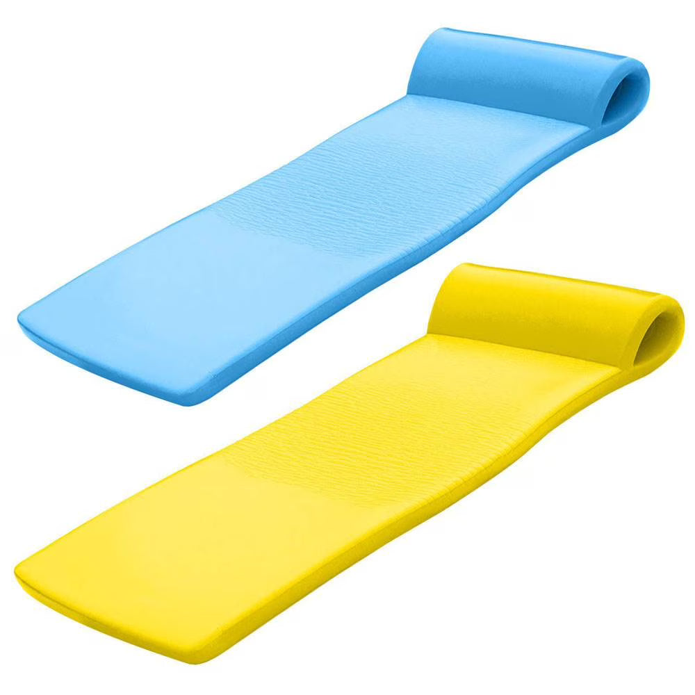 Bahama Blue & Yellow Foam Raft Lounger Pool Floats D2461
