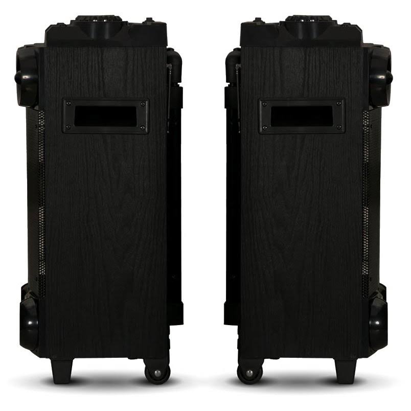 Portable Bluetooth Speaker with LED Display and Wireless Mic D92463
