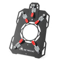 Tent Chimney Guard Anti Scald Plate, Clip on Stove Jack Camping Tent Protector (90mm Diameter) S6128