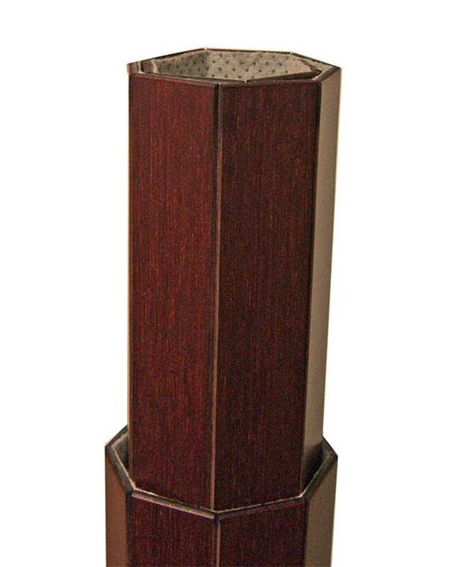 Bamboo Roll-Up Chairmat, 55x22 x 57x22 / Dark Cherry Z28512