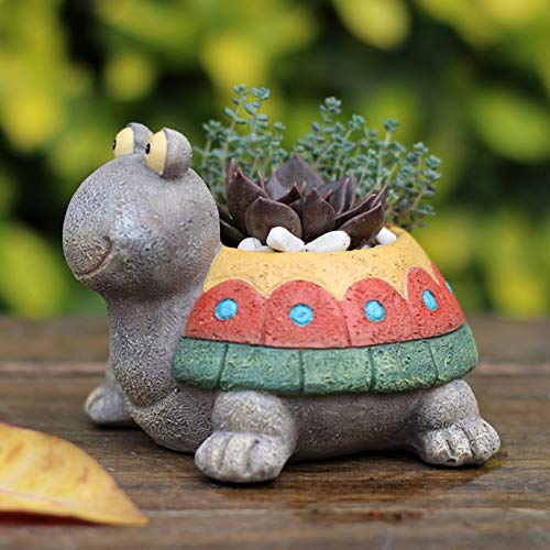 Turtle Resin Succulent Planter Q69640