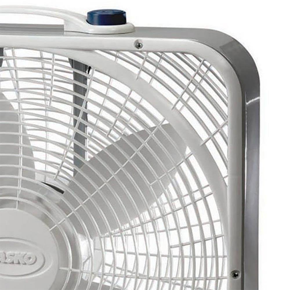 20x22 Steel Box Fan with 3 Speed Settings and Easy Carry Handle, 4 Pack M496938