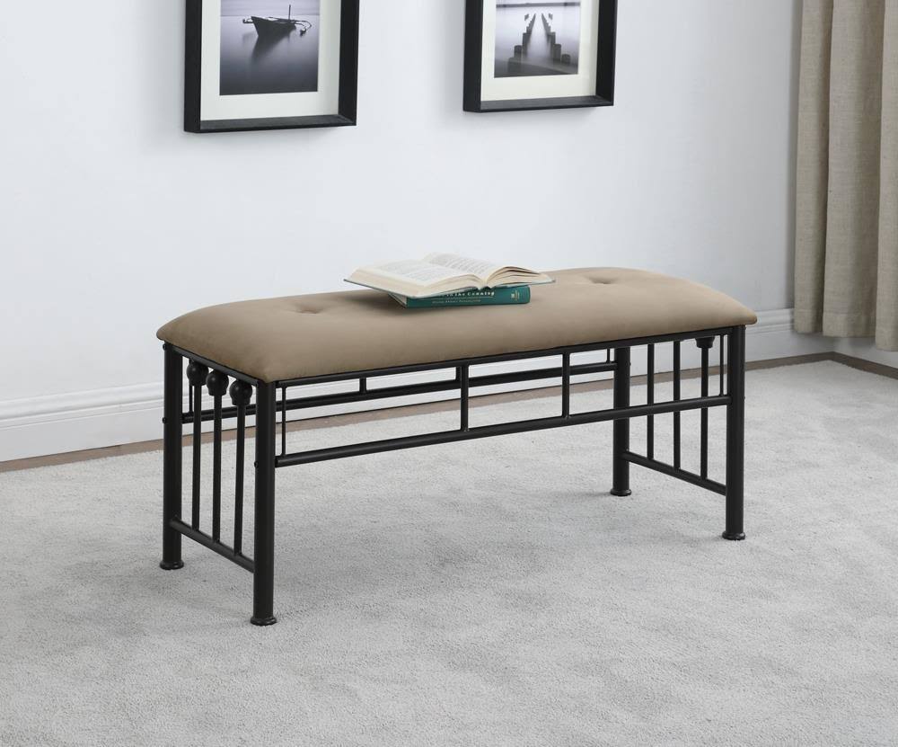 Dark Bronze California King Metal Bed Q832661