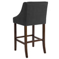 Black Fabric Barstool A197181