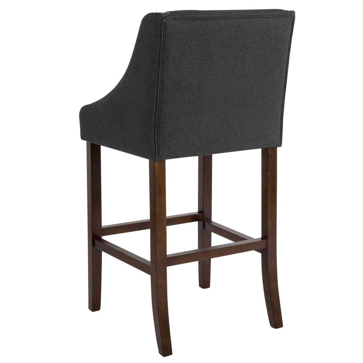 Black Fabric Barstool A197181