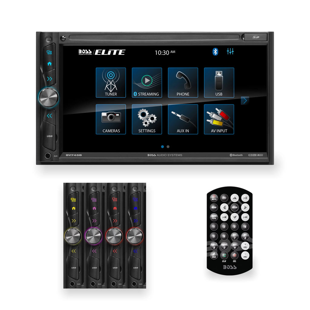 6.95 inch Double Din Touchscreen Bluetooth Car Stereo System W636300