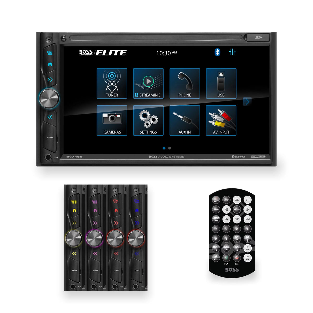 6.95 inch Double Din Touchscreen Bluetooth Car Stereo System W636300