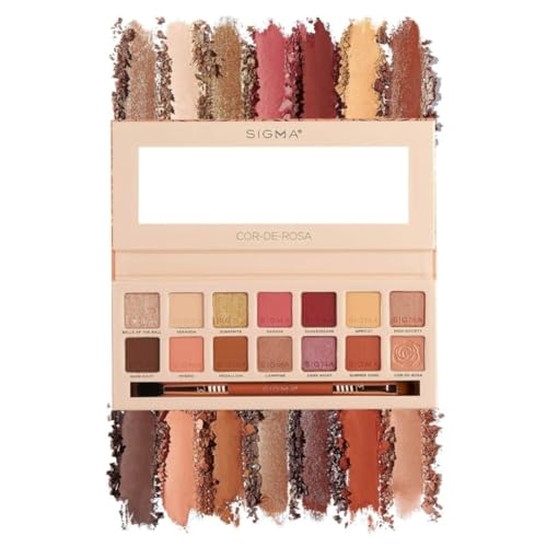 14 Warm Shades Matte Shimmer Eyeshadow Palette S78103