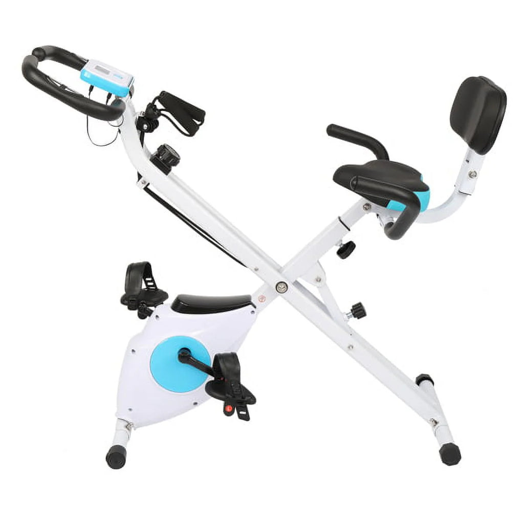 White Folding Exercise Bike E444